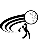 Stickman Golfer Hoodie